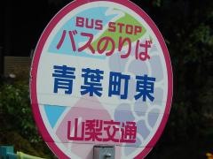 「青葉町東」バス停留所