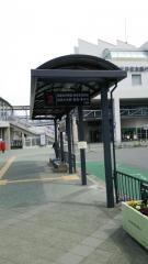 「泉大津駅前」バス停留所