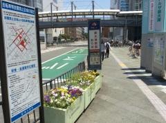 「泉大津駅前」バス停留所