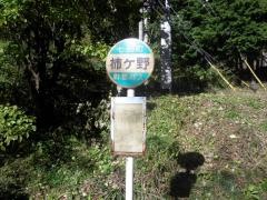 「柿ケ野」バス停留所