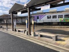「アスティアかさい」バス停留所