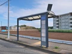 「峰沢団地前」バス停留所