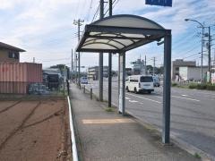 「峰沢団地前」バス停留所