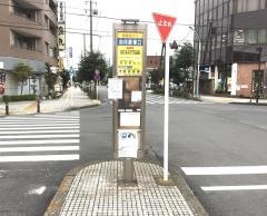 「羽村駅東口」バス停留所