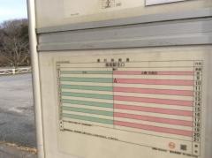 「宮沢湖」バス停留所