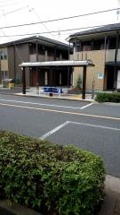 「鹿骨」バス停留所