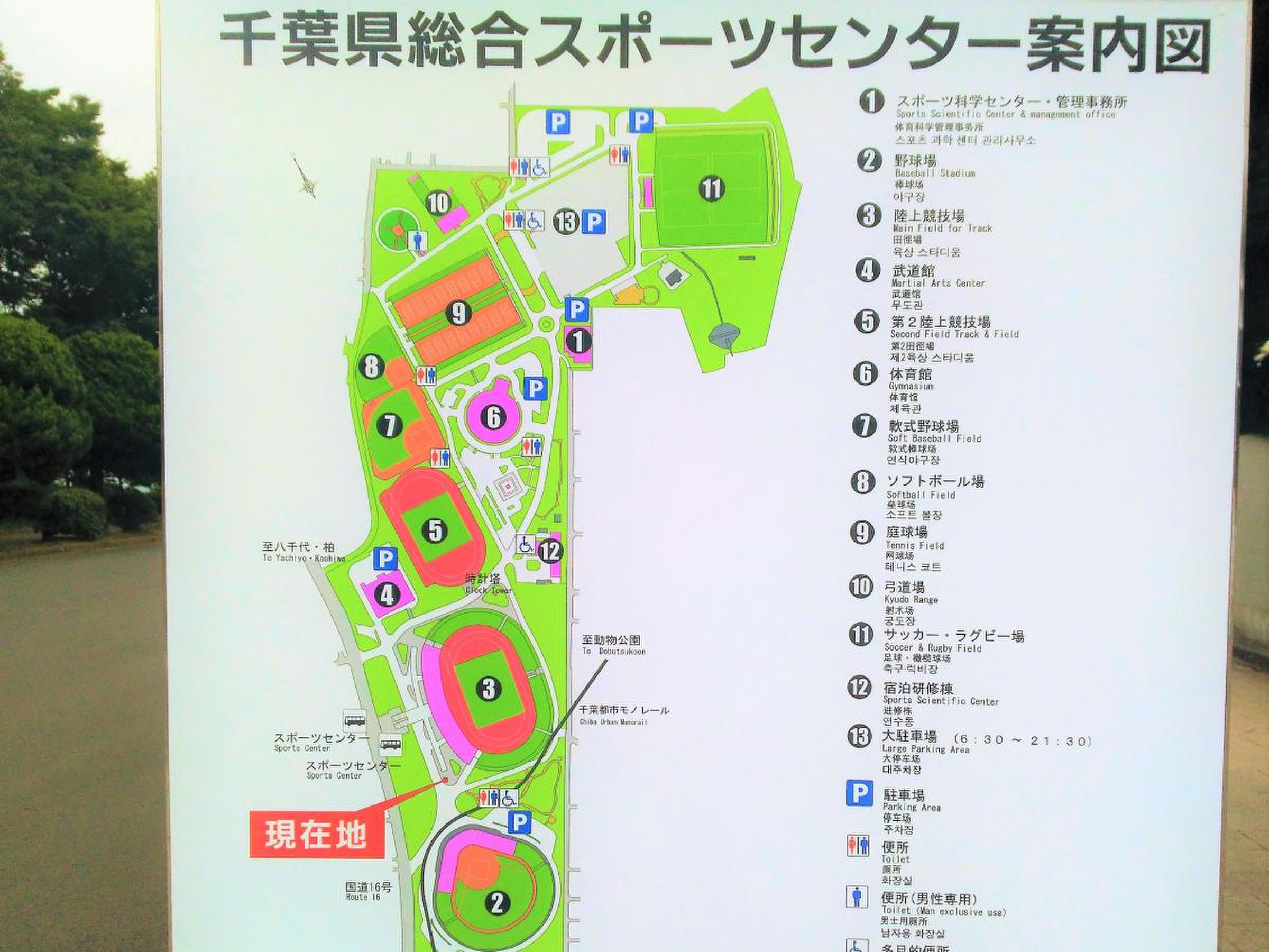 天台 スポーツ センター 駐 車場