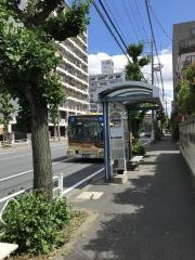 「越戸橋」バス停留所