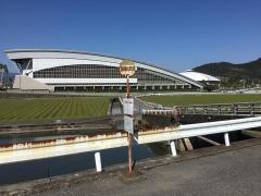 「東部球場前」バス停留所
