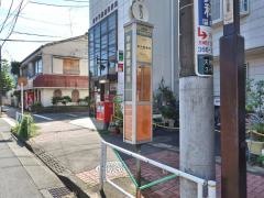 「学園通郵便局」バス停留所