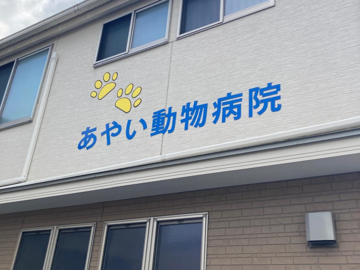 あやい動物病院の施設外観です。