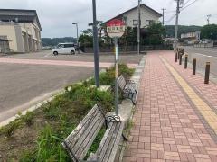 「松川支所」バス停留所