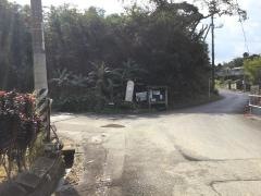 「運天原入口」バス停留所