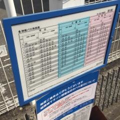 「竹ケ端」バス停留所