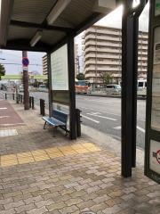 「放出住宅前」バス停留所
