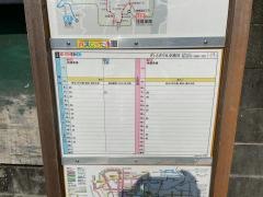 「中水道」バス停留所