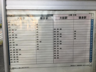 ユキサキナビ 京急バス 鎖大師入口 バス停留所 鎌倉市西鎌倉