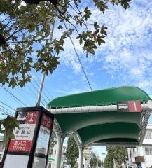 「音聞山」バス停留所
