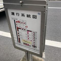 「印書館前」バス停留所