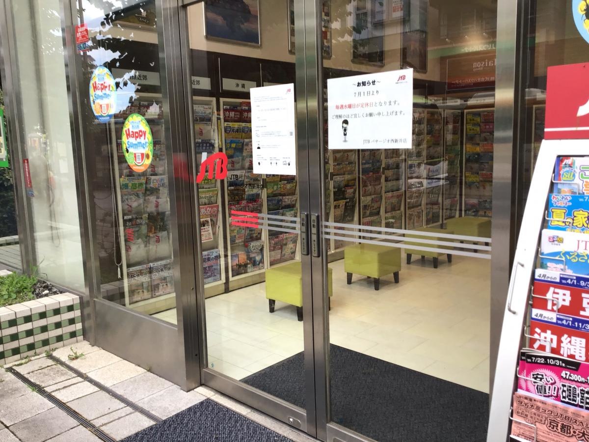 JTBパサージオ西新井店です。