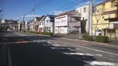 「大鳥中学校前」バス停留所