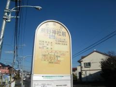 「熊野神社前(成瀬街道側)」バス停留所