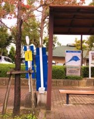 「市立図書館前」バス停留所