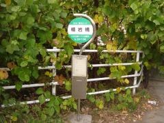 「楯岩橋」バス停留所