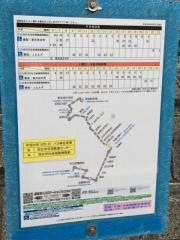 「阿倉川駅口」バス停留所