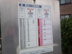 「金山」バス停留所