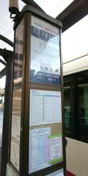 「八王子駅北口」バス停留所
