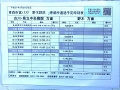 「野木野尻」バス停留所