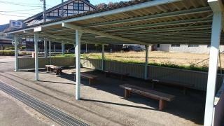 「加美中学校」バス停留所