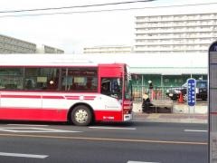 「市民病院前」バス停留所