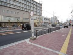 「市民病院前」バス停留所