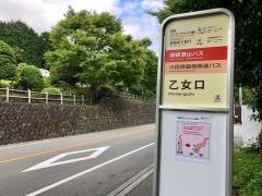 「乙女口」バス停留所