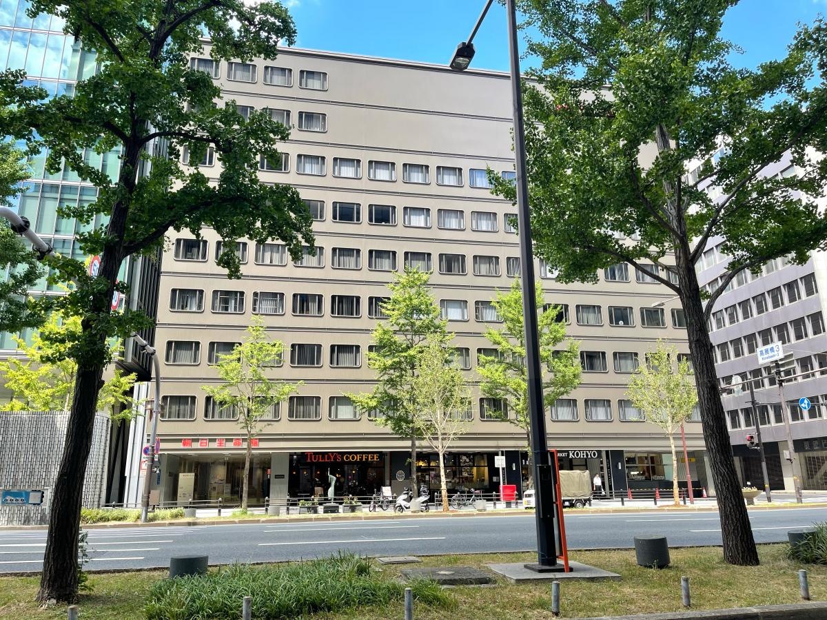 朝日生命ホール　正面施設外観です。