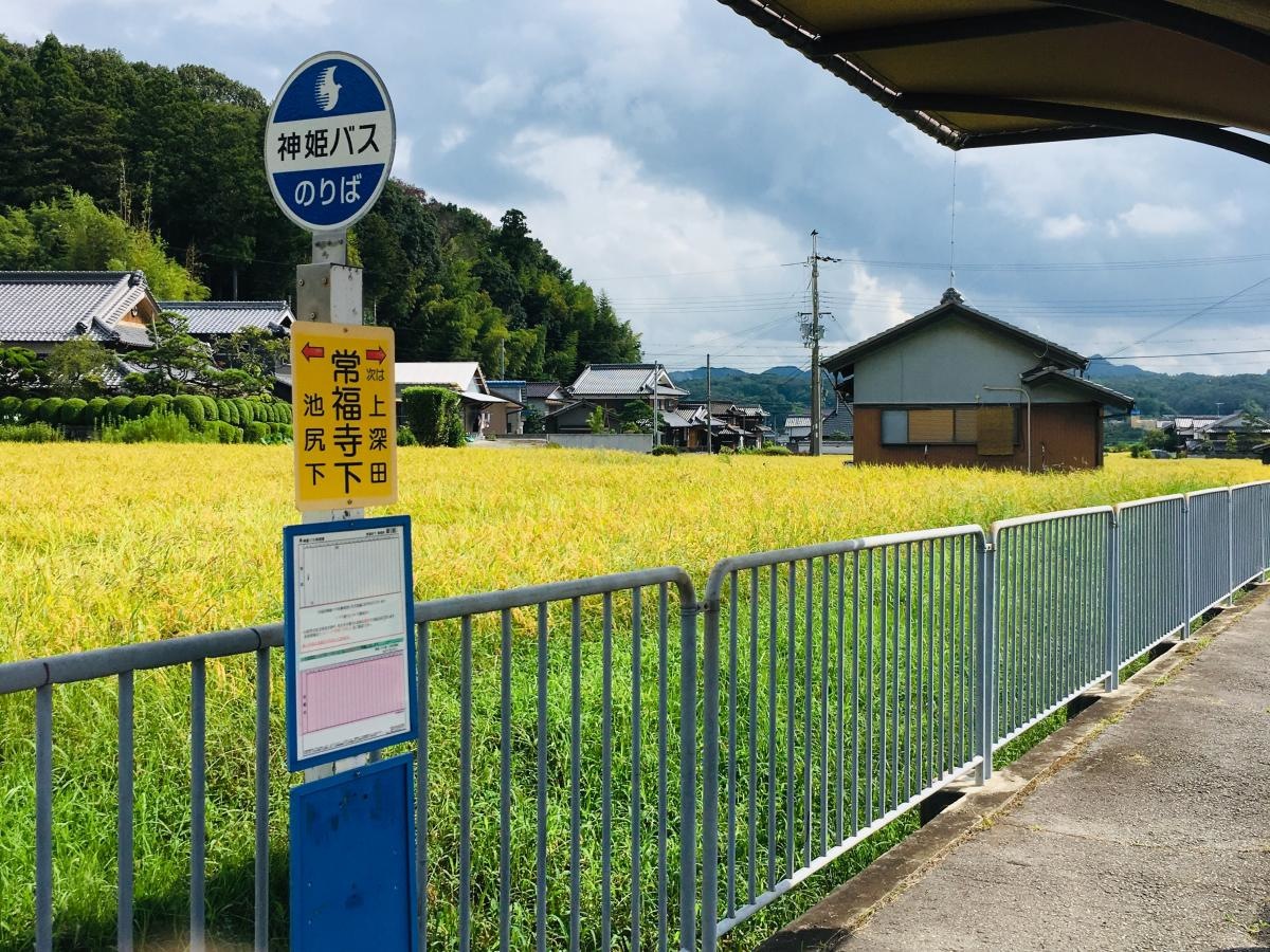 常福寺下バス停留所外観
