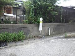 「勝山市場前」バス停留所