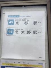 「深泥池」バス停留所
