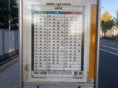 「志村橋」バス停留所