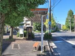 「神明社前」バス停留所
