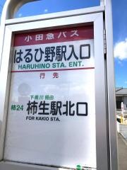 「はるひ野駅入口」バス停留所