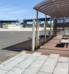 「海浜公園西口」バス停留所