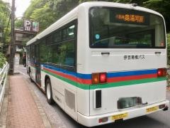 「不動滝」バス停留所
