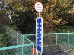「伊加賀小学校」バス停留所