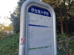 「伊加賀小学校」バス停留所
