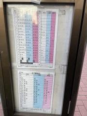 「中野天神前」バス停留所