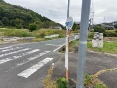 「金砂局前」バス停留所