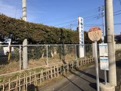 「白里小学校前」バス停留所